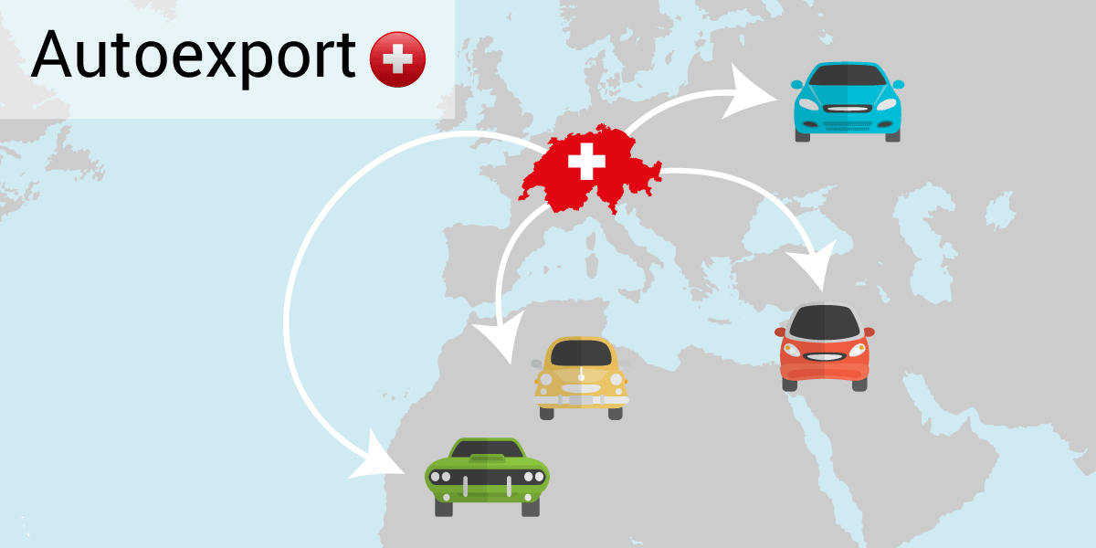 Autoexport Schweiz Infografik Autoexport Schweiz Afrika Osteuropa Nahost